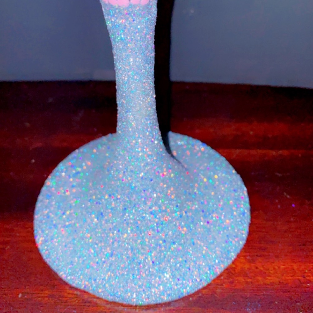 Custom Painted Wine Glass (Flower) - Picture 5 of 5